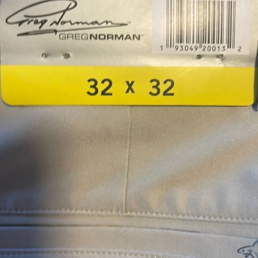 Greg Norman ultimate five pocket pant Cream
